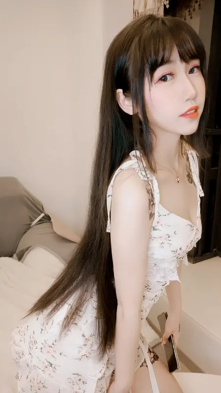 不呆猫 NO.016 温柔风连衣裙 – 010.webp