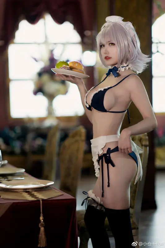 小仓千代w 微博图 黑贞女仆同人 – 001.webp