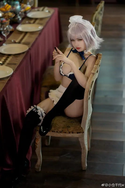 小仓千代w 微博图 黑贞女仆同人 – 002.webp