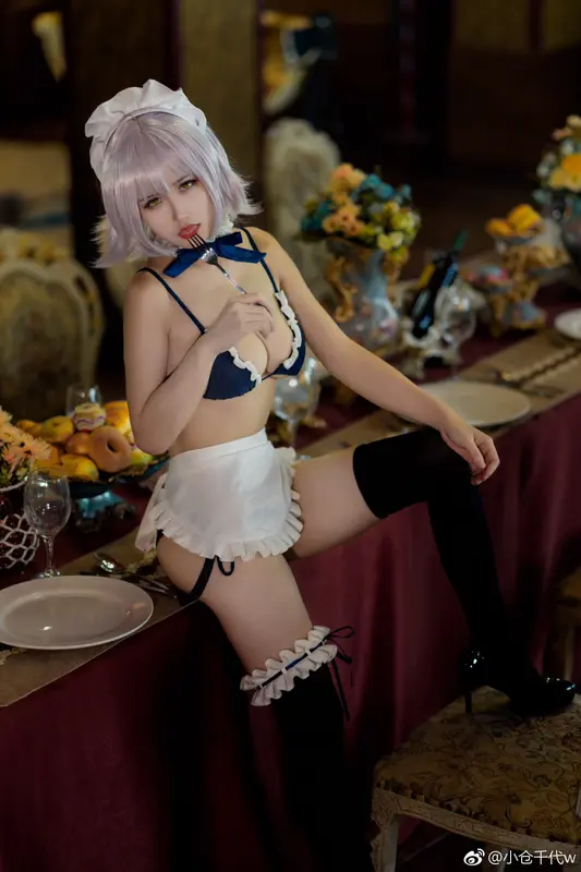 小仓千代w 微博图 黑贞女仆同人 – 005.webp