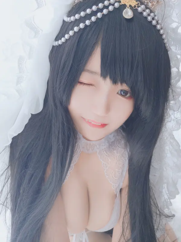 小仓千代w - NO.031 可可爱爱花嫁 – 002.webp
