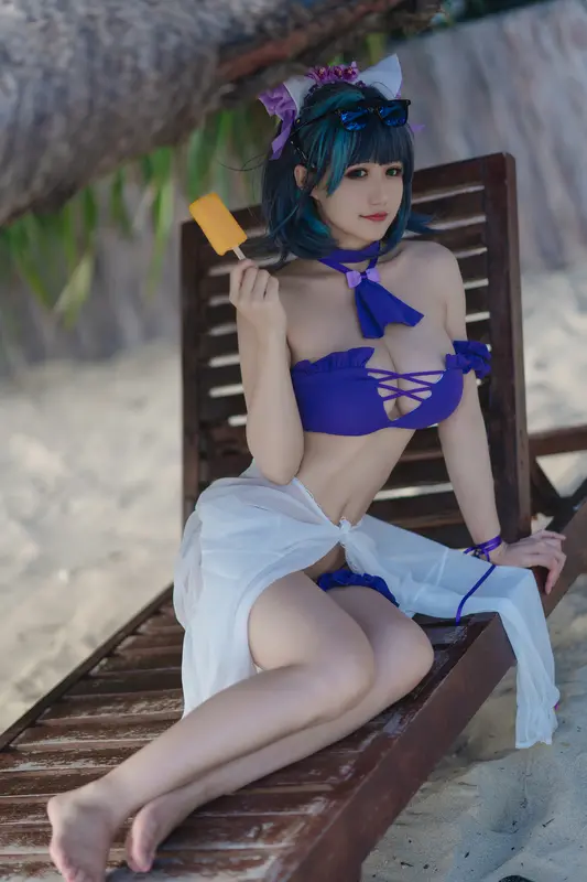 小仓千代w - NO.042 1月舰长 柴郡泳装 – 001.webp