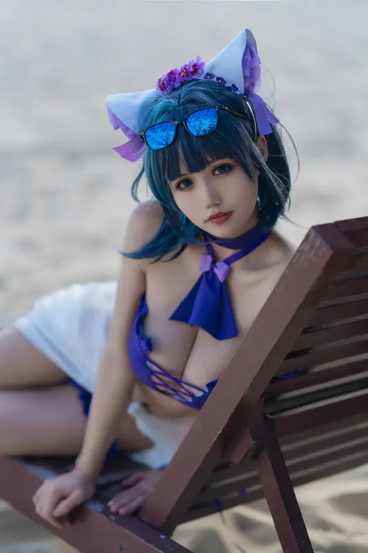 小仓千代w - NO.042 1月舰长 柴郡泳装 – 003.webp