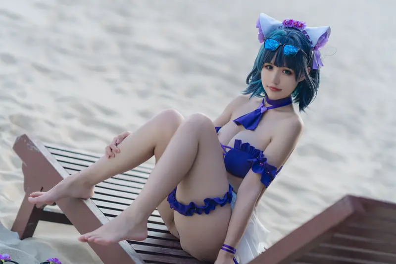 小仓千代w - NO.042 1月舰长 柴郡泳装 – 006.webp
