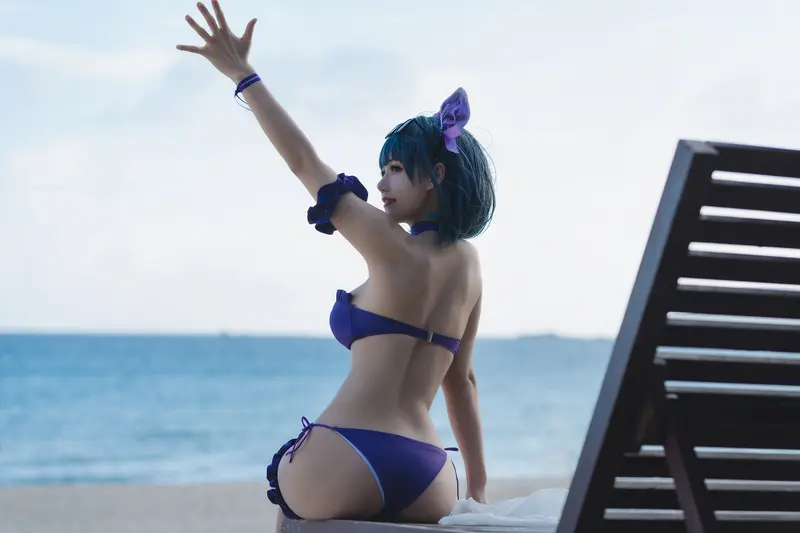 小仓千代w - NO.042 1月舰长 柴郡泳装 – 008.webp