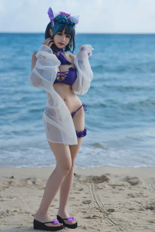 小仓千代w - NO.042 1月舰长 柴郡泳装 – 015.webp
