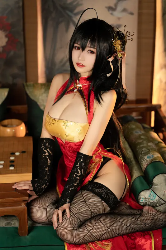 小仓千代w - NO.057 大凤旗袍 – 009.webp