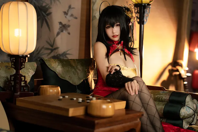 小仓千代w - NO.057 大凤旗袍 – 012.webp