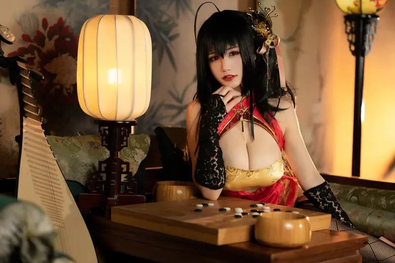 小仓千代w - NO.057 大凤旗袍 – 013.webp