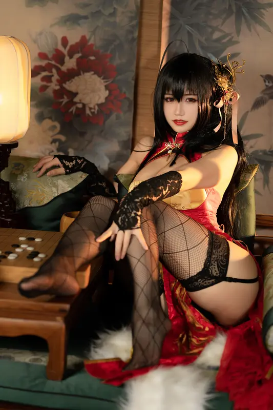 小仓千代w - NO.057 大凤旗袍 – 014.webp