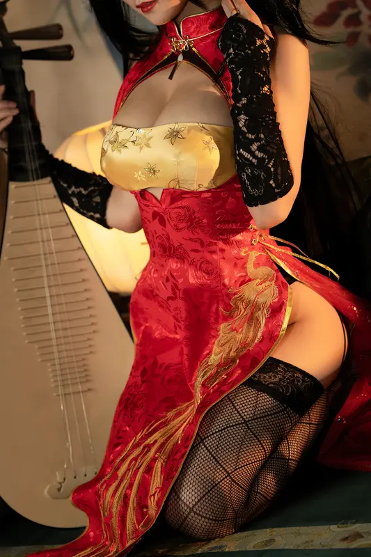 小仓千代w - NO.057 大凤旗袍 – 019.webp