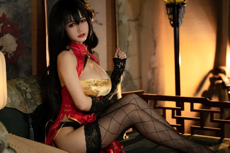 小仓千代w - NO.057 大凤旗袍 – 022.webp