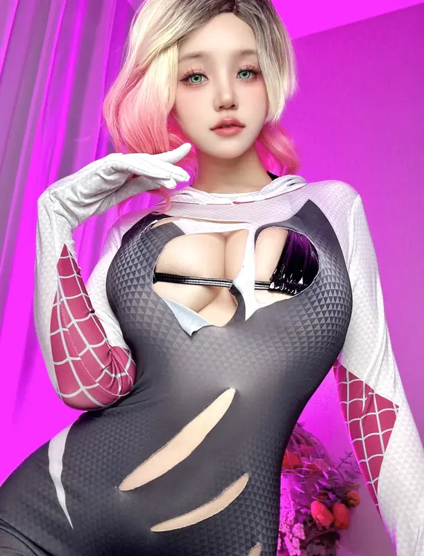 小仓千代w - NO.058 Spider Gwen 蜘蛛格温 – 001.webp