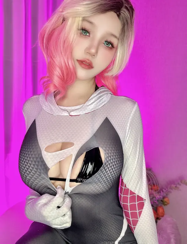 小仓千代w - NO.058 Spider Gwen 蜘蛛格温 – 006.webp