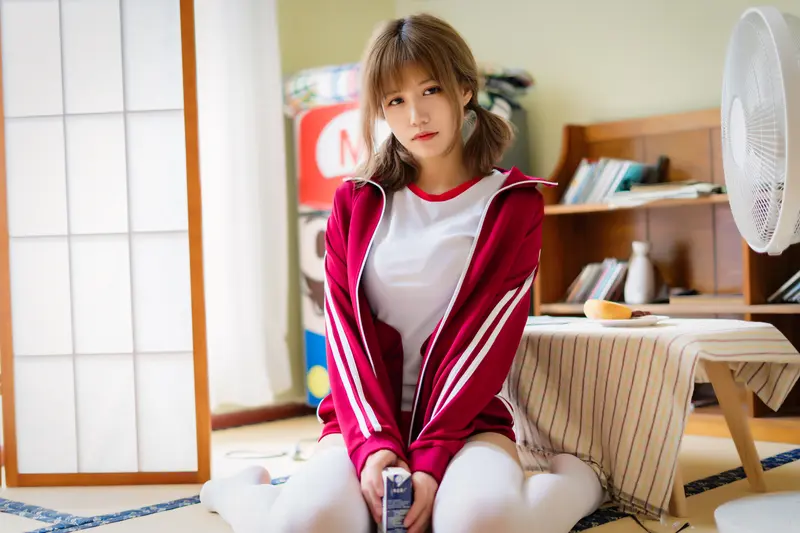 小仓千代w NO.004 红色体操服 – 010.webp