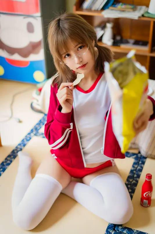 小仓千代w NO.004 红色体操服 – 018.webp