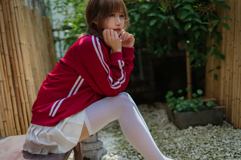 小仓千代w NO.004 红色体操服 – 021.webp