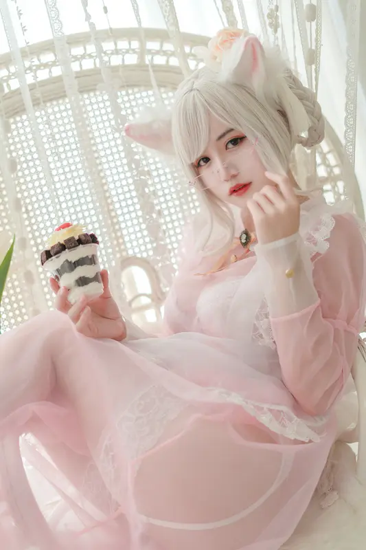 小仓千代w NO.007 透明女仆粉色 – 002.webp