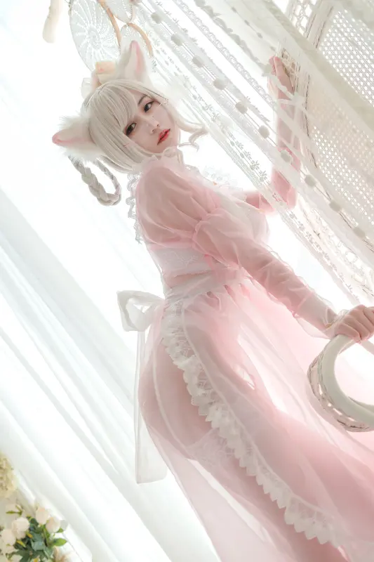 小仓千代w NO.007 透明女仆粉色 – 004.webp