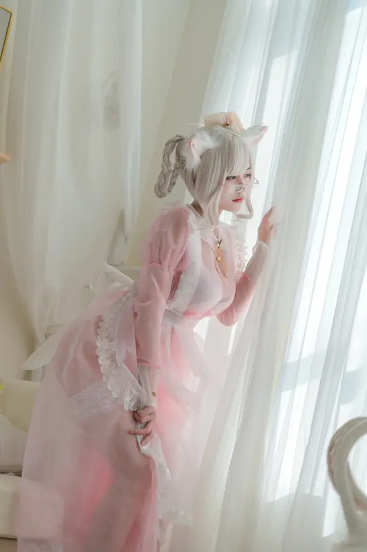 小仓千代w NO.007 透明女仆粉色 – 011.webp