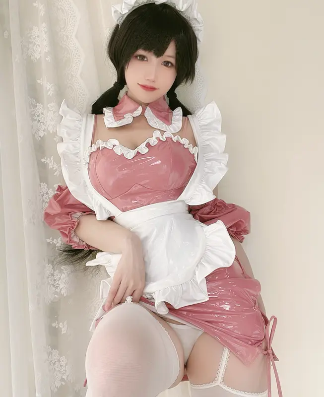 小仓千代w NO.014 粉色漆皮女仆 – 008.webp