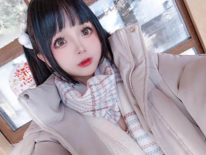日奈娇 NO.072 雪地少女 自拍 – 001.webp
