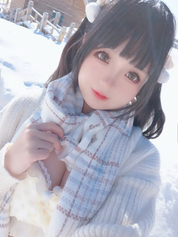 日奈娇 NO.072 雪地少女 自拍 – 003.webp