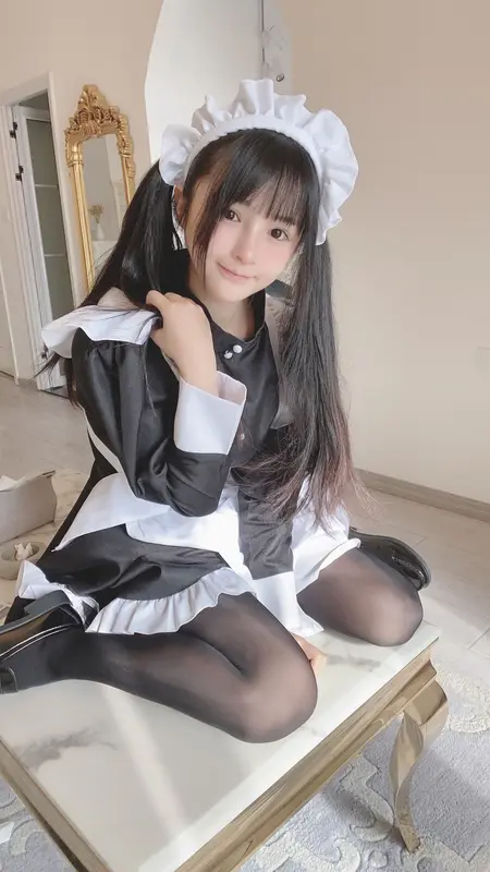 桜井宁宁 NO.031 双马尾黑丝女仆 – 032.webp