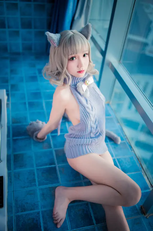 真央Mao NO.001 露背毛衣 – 012.webp