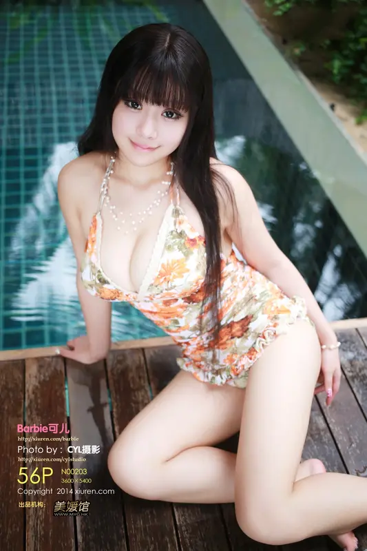 [XIUREN秀人网]2014.08.12 NO.203 Barbie可儿 – 001.webp