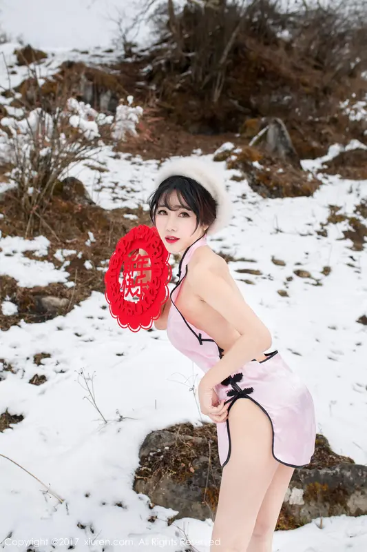 [XIUREN秀人网]2017.01.22 No.686 兜豆靓Youlina – 002.webp