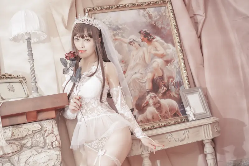 脱尾巴Mizuki NO.001 婚纱 – 005.webp
