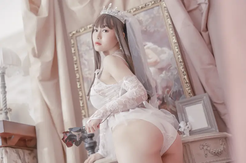 脱尾巴Mizuki NO.001 婚纱 – 022.webp