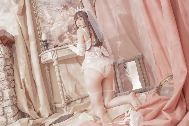 脱尾巴Mizuki NO.001 婚纱 – 026.webp