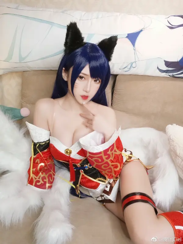 腐团儿Ikaros-NO.018-Cosplay#LOL# 九尾狐阿狸 – 003.webp