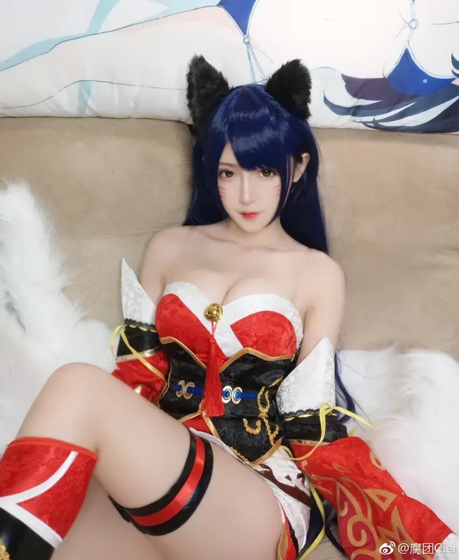 腐团儿Ikaros-NO.018-Cosplay#LOL# 九尾狐阿狸 – 004.webp
