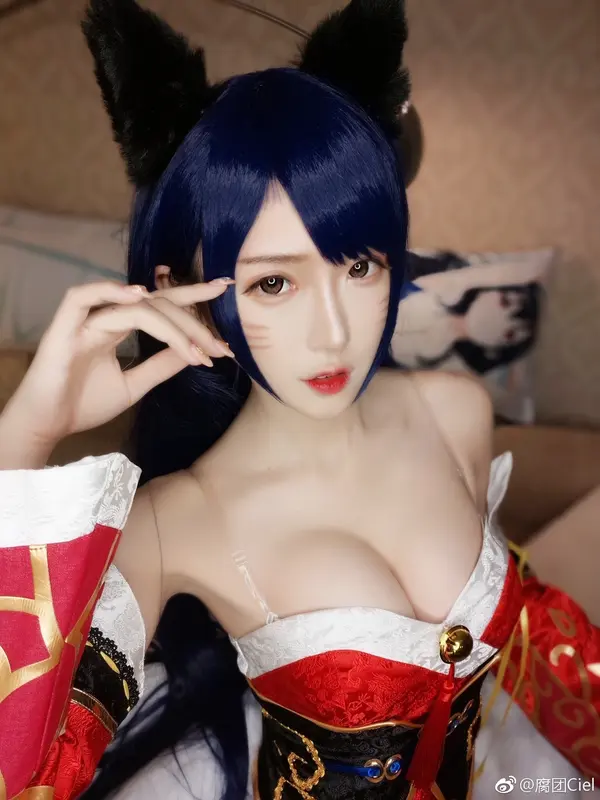 腐团儿Ikaros-NO.018-Cosplay#LOL# 九尾狐阿狸 – 005.webp