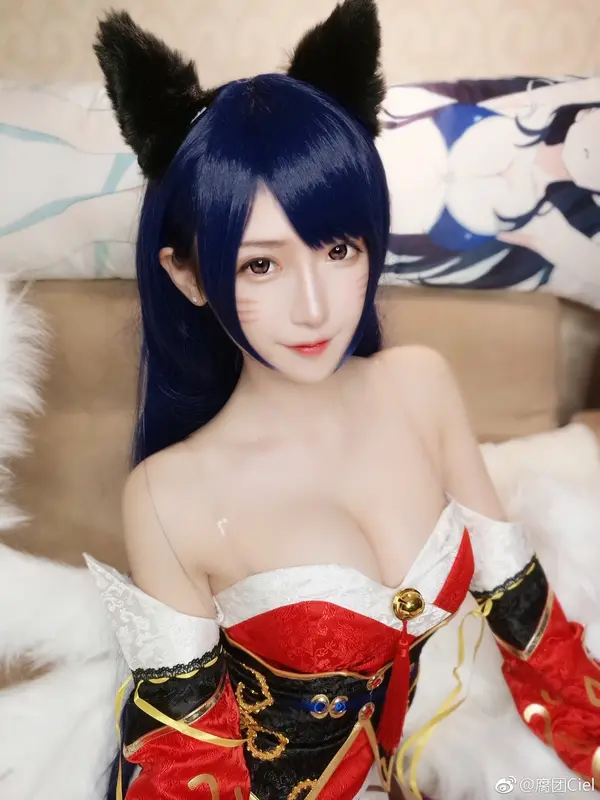 腐团儿Ikaros-NO.018-Cosplay#LOL# 九尾狐阿狸 – 006.webp
