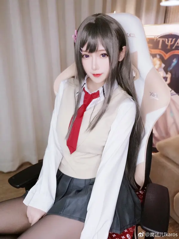 腐团儿Ikaros-NO.037-CosplayJK制服 – 005.webp