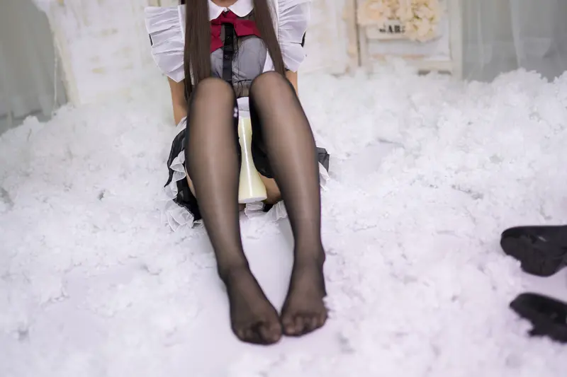 蠢沫沫 NO.12 短透明女仆 – 032.webp