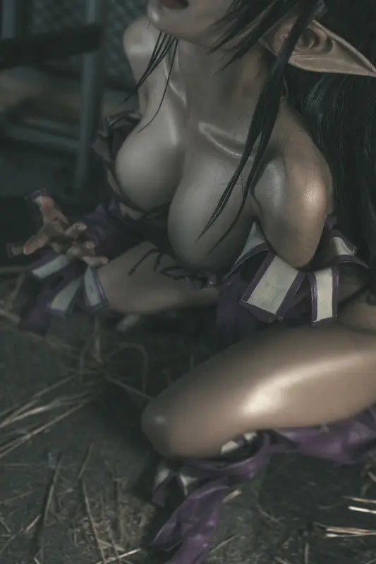 蠢沫沫 NO.121 黑兽 女王原设 – 017.webp