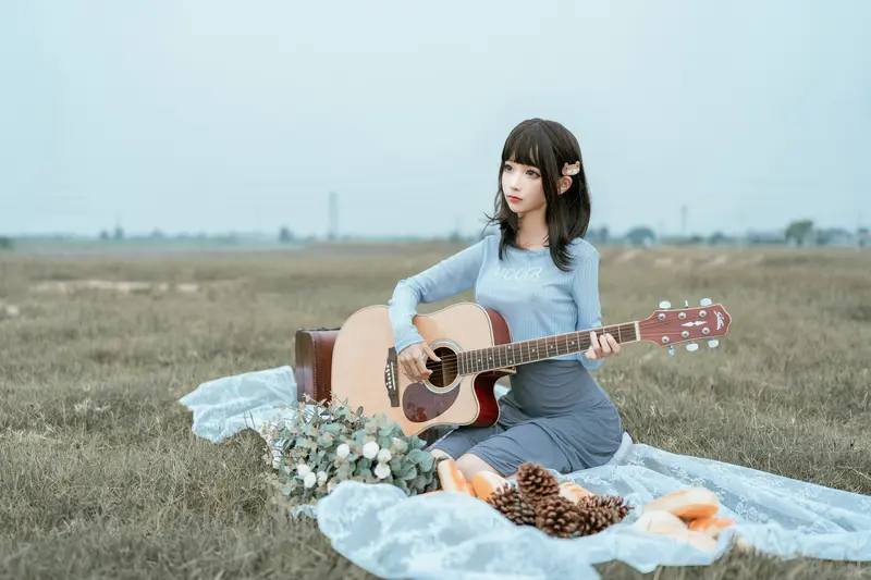 蠢沫沫 NO.122 吉他妹妹 – 002.webp