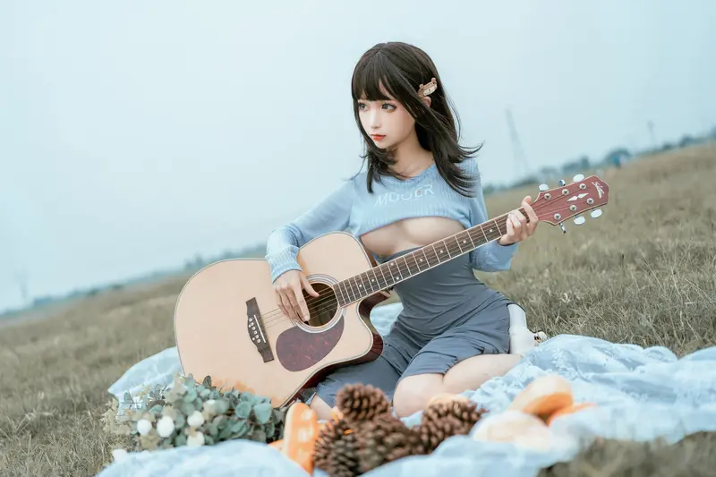蠢沫沫 NO.122 吉他妹妹 – 004.webp