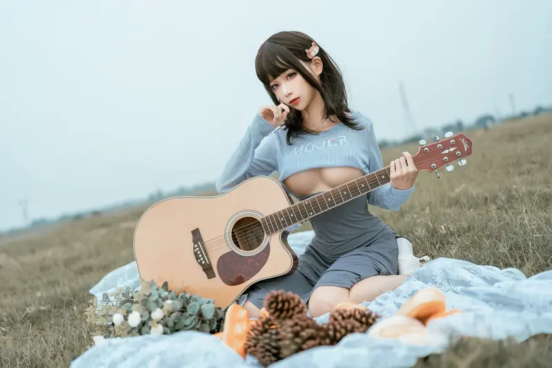 蠢沫沫 NO.122 吉他妹妹 – 005.webp