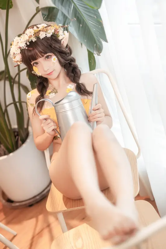 蠢沫沫 NO.125《尖耳国度》花精灵 – 024.webp