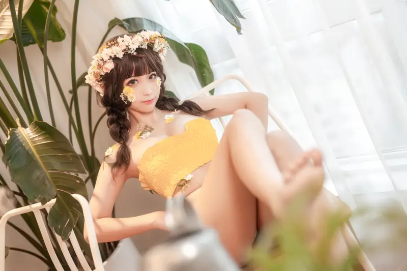 蠢沫沫 NO.125《尖耳国度》花精灵 – 026.webp