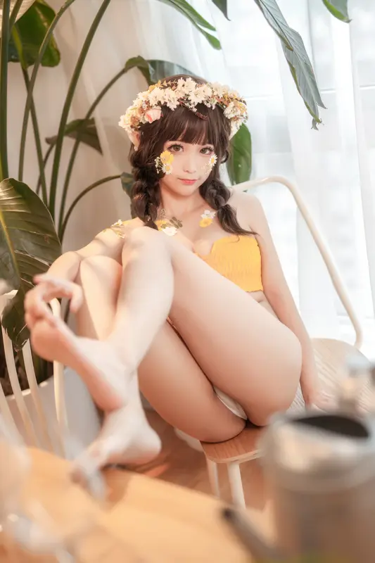 蠢沫沫 NO.125《尖耳国度》花精灵 – 028.webp