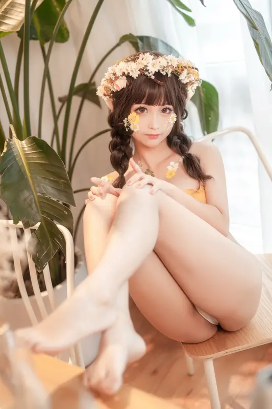 蠢沫沫 NO.125《尖耳国度》花精灵 – 029.webp