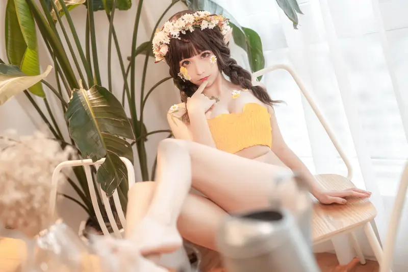 蠢沫沫 NO.125《尖耳国度》花精灵 – 030.webp