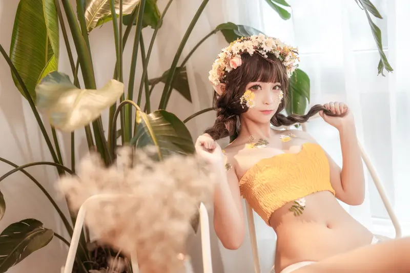 蠢沫沫 NO.125《尖耳国度》花精灵 – 034.webp